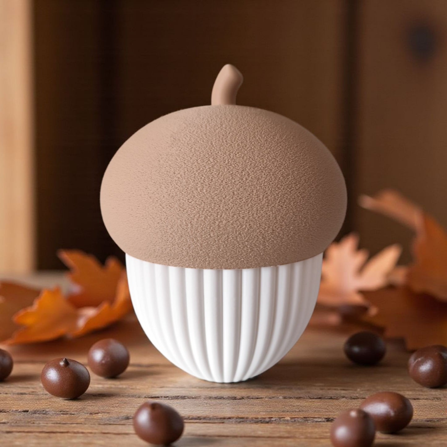 Pot décoratif en forme de gland