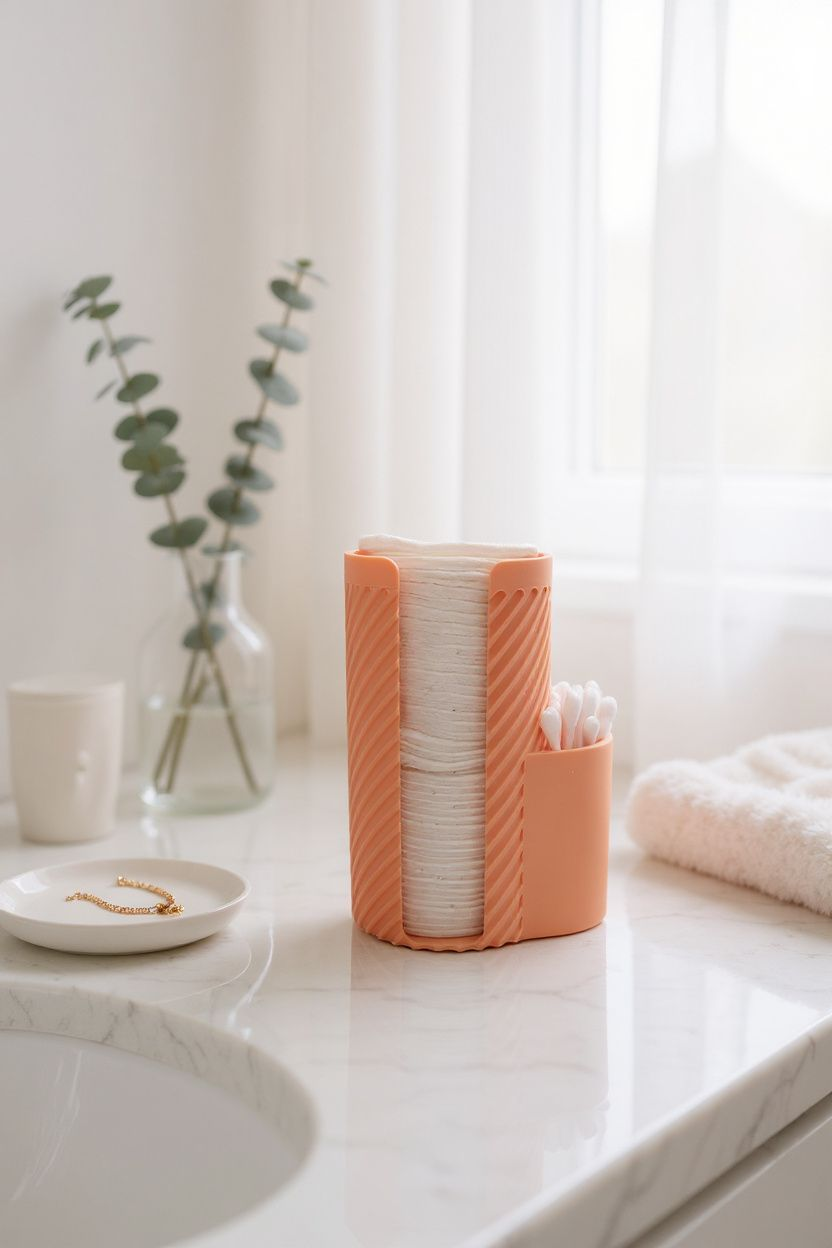 Distributeur de cotons et cotons-tiges Duo