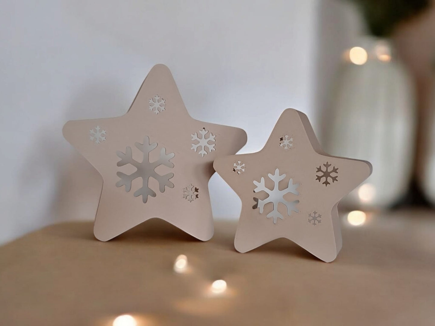 Porte-bougie Étoile Flocon – lueur d’hiver et ambiance féerique