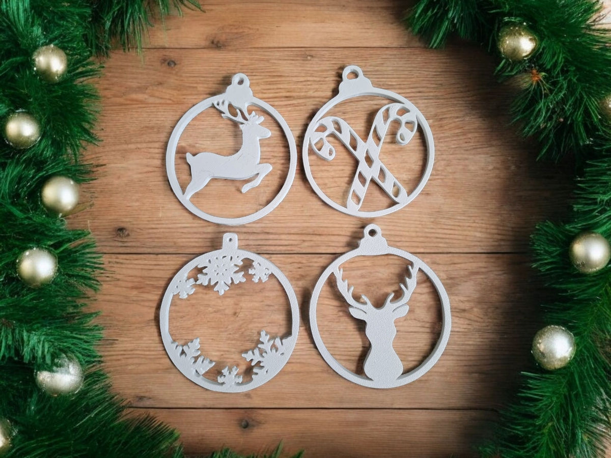 Set de 10 sapins décoratifs à suspendre - vue 4