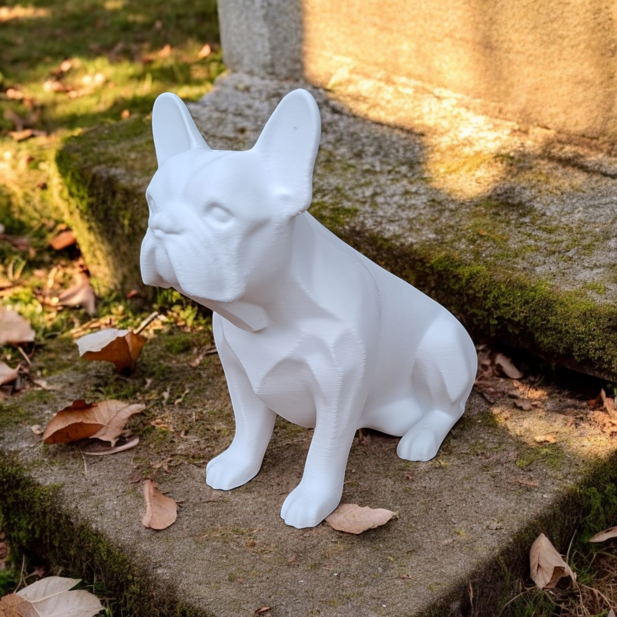 Sculpture « Frenchie assis » - vue 4
