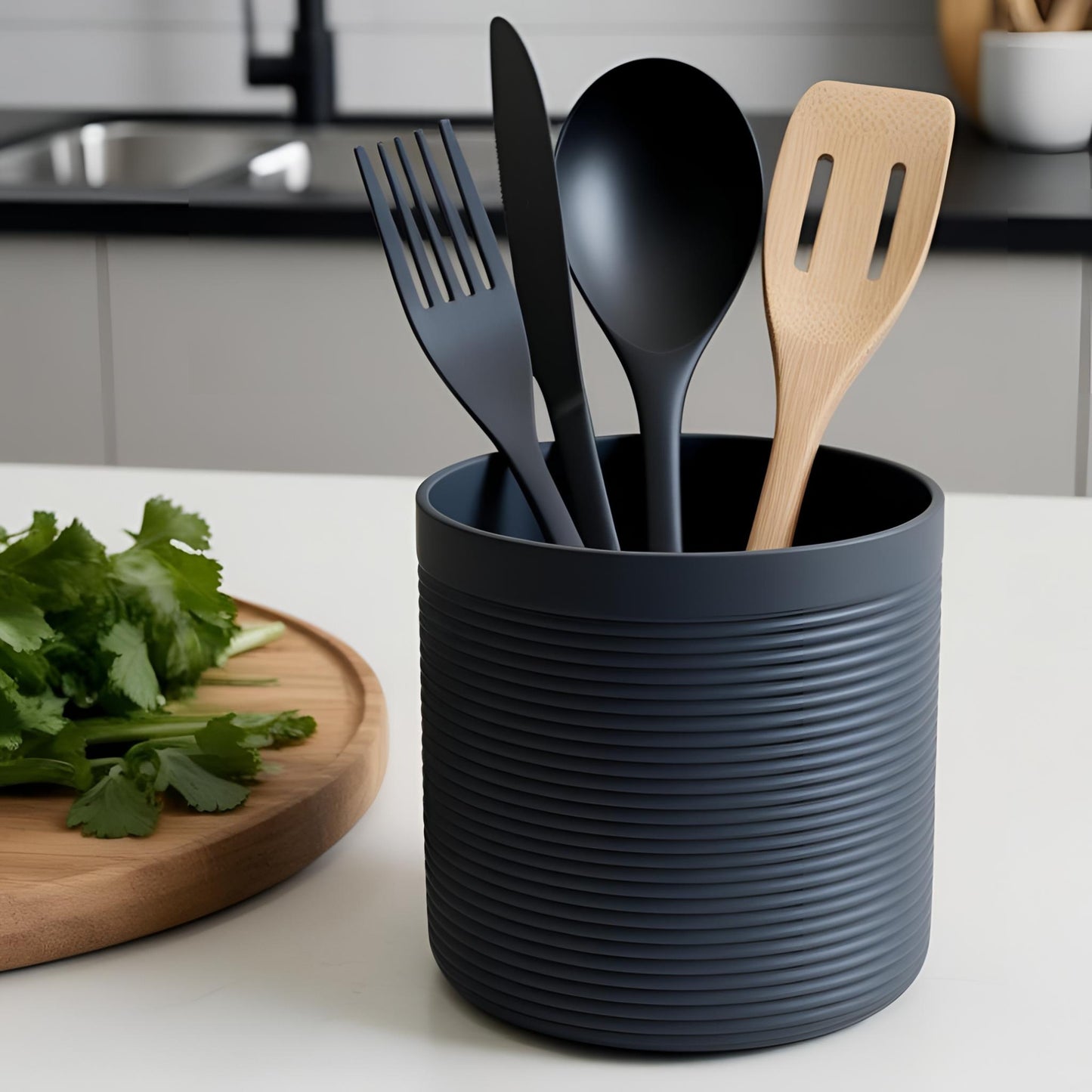 Porte-ustensiles de cuisine – design moderne imprimé en 3D