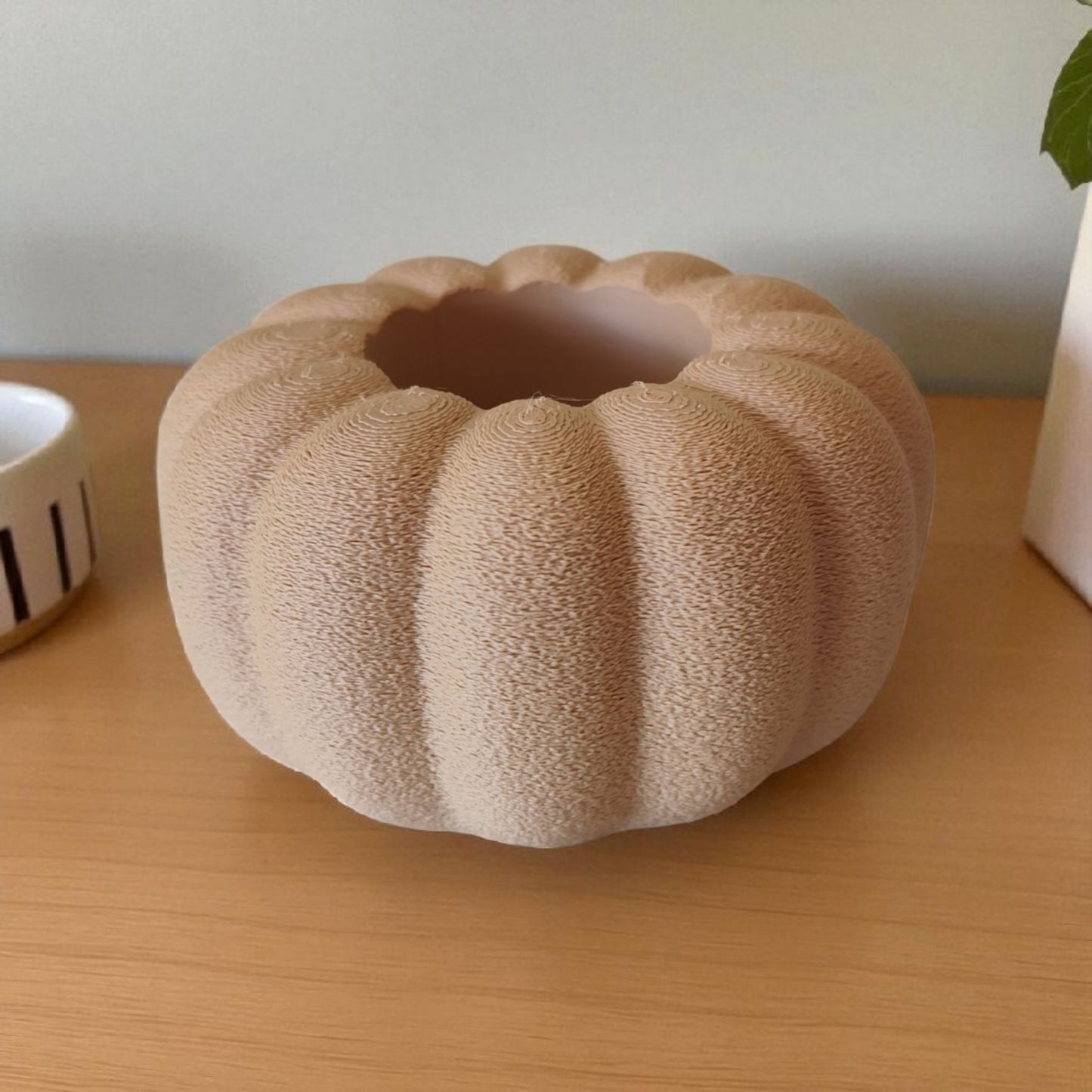 Porte-bougie chauffe-plat en forme de citrouille – Décoration d’automne cosy