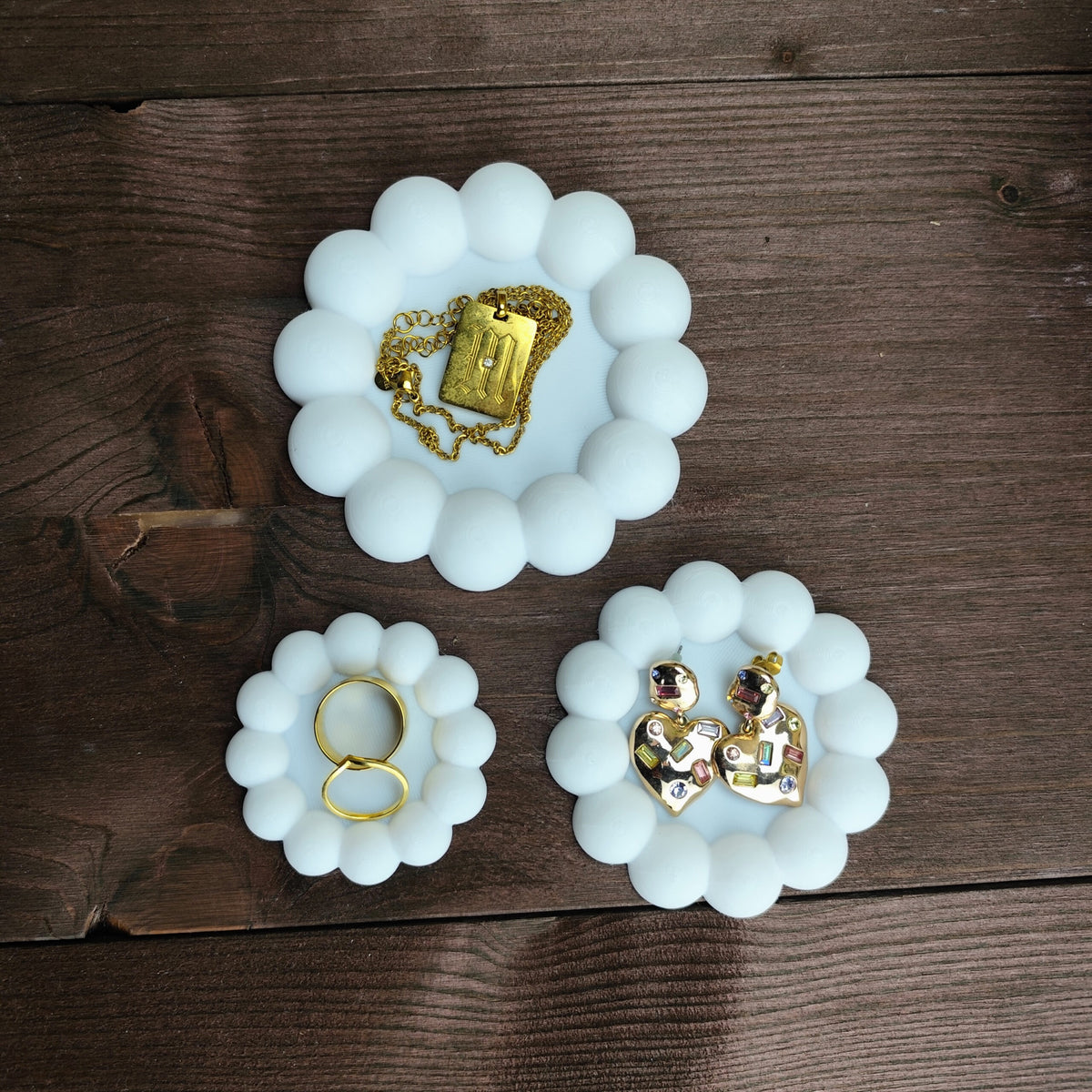 Vide-poche perlé pour bijoux - vue 4