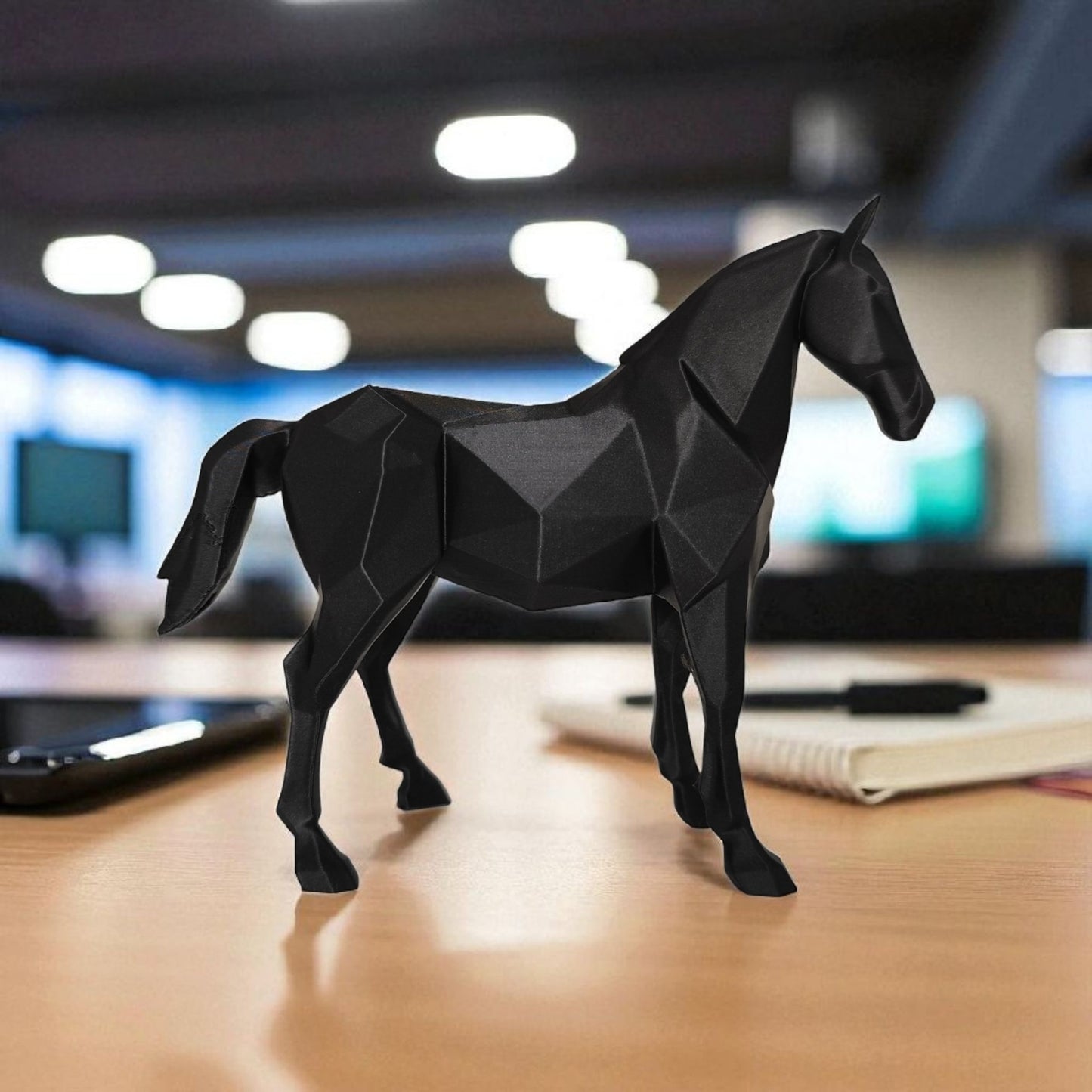Sculpture Étalon Low-Poly