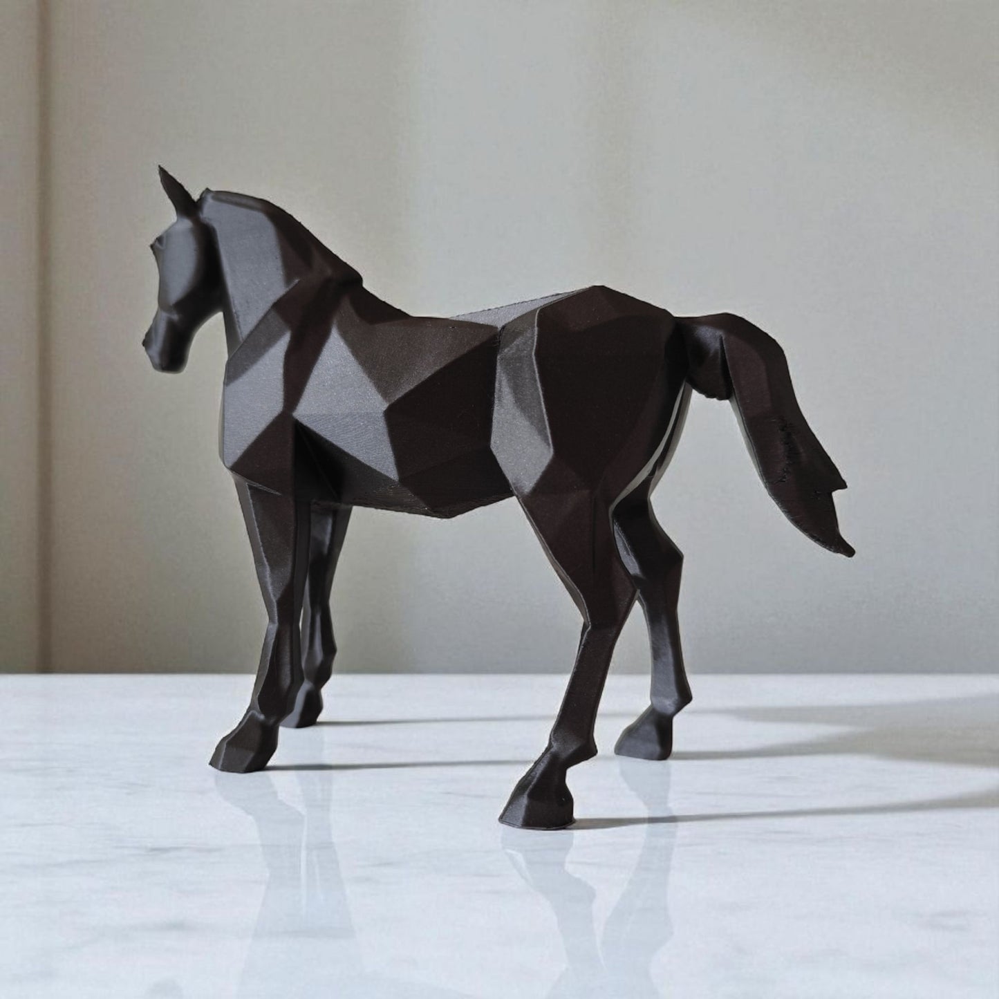Sculpture Étalon Low-Poly
