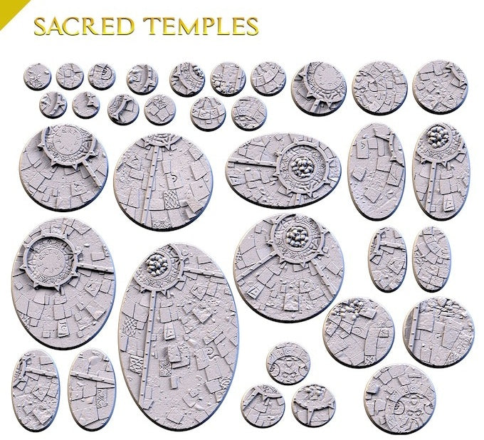 Bases/Socles "Temple Sacré"