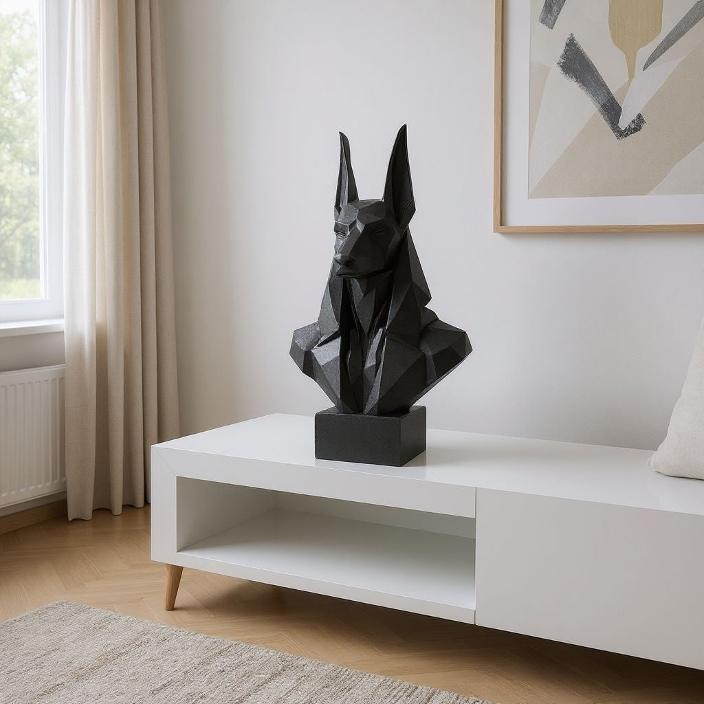 Sculpture Anubis Low-Poly