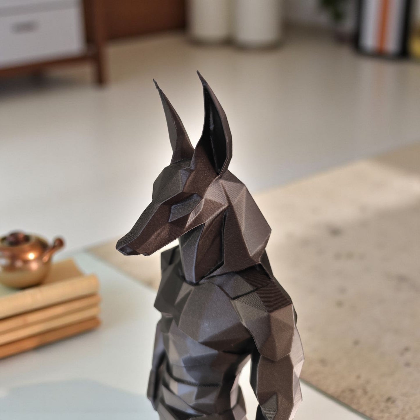 Sculpture Anubis Low-Poly