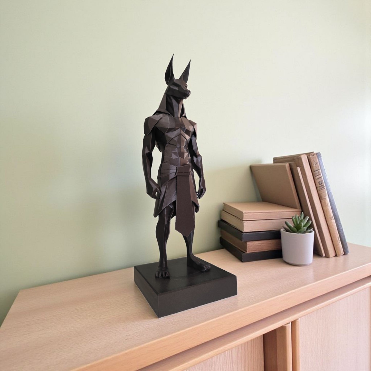 Sculpture Anubis Low-Poly