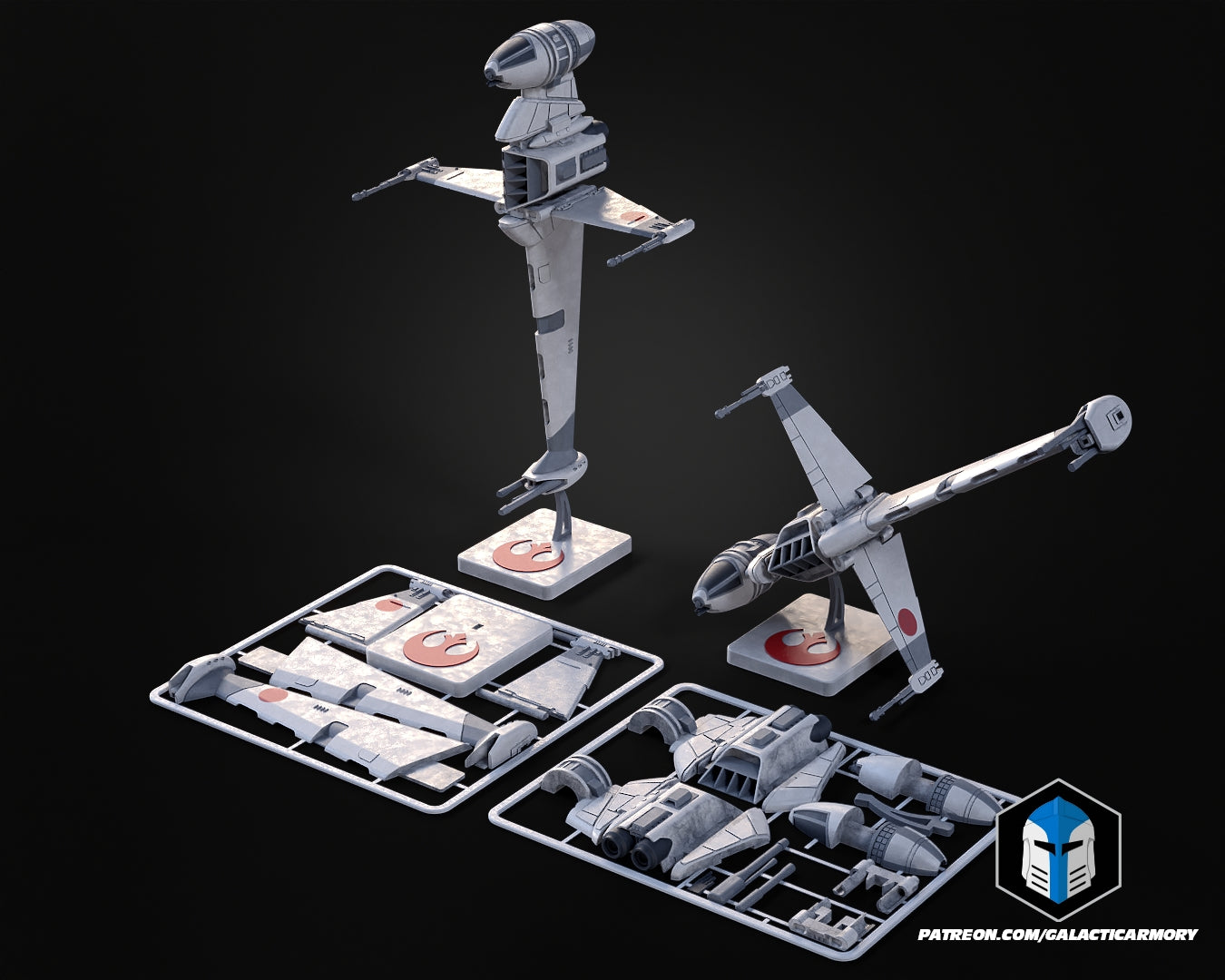 B-Wing à monter – Maquette Star Wars en kit