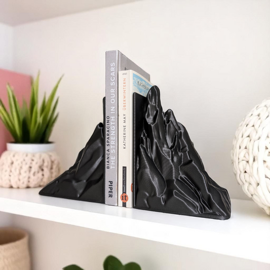 Set de serre-livres « Montagnes » minimalistes - vue 1