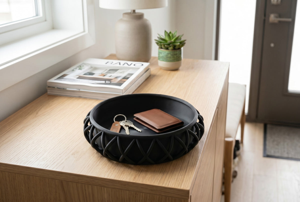Vide-poche façon panier tressé - vue 1