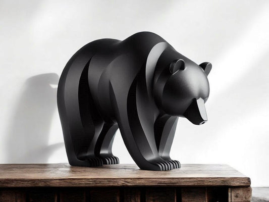 Sculpture « Ours Minimaliste » - vue 1