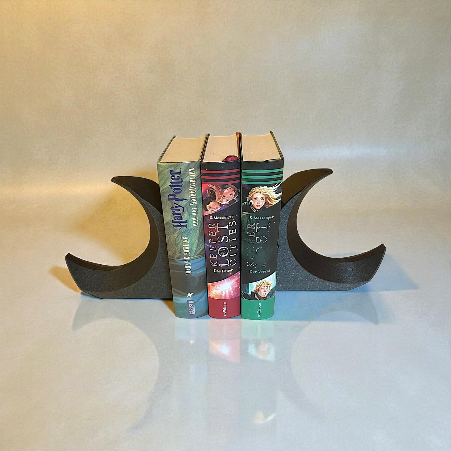 Serre-livres décoratif design "Lune"