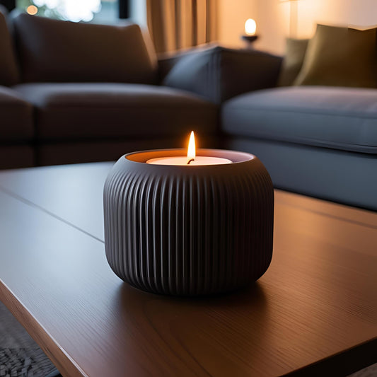 Porte-bougie Strio – élégance et douceur lumineuse