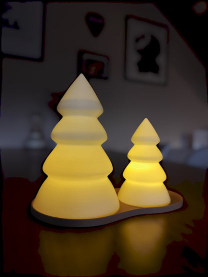 Set lumineux Sapins de Noël – douceur et magie hivernale