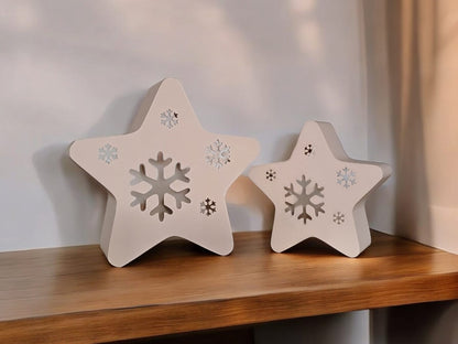 Porte-bougie Étoile Flocon – lueur d’hiver et ambiance féerique
