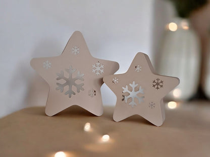 Porte-bougie Étoile Flocon – lueur d’hiver et ambiance féerique