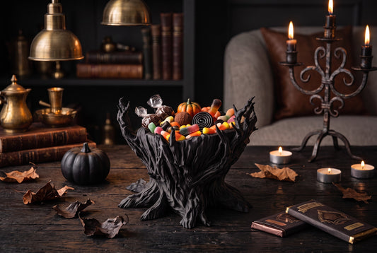 Coupelle à bonbons « Arbre Effrayant » d'Halloween - vue 1