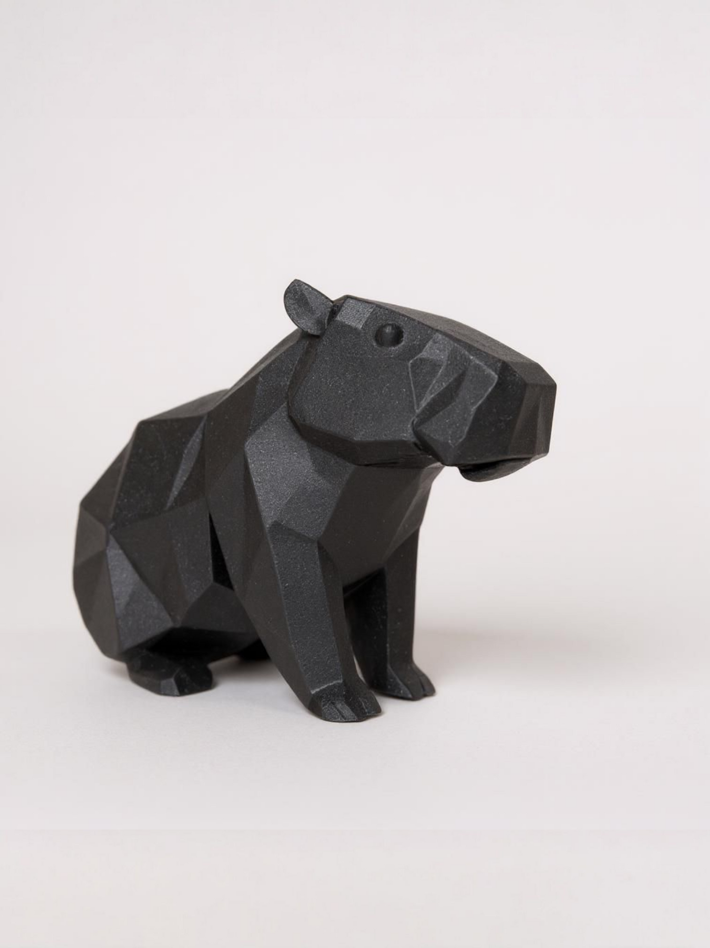 Sculpture Capybara géométrique