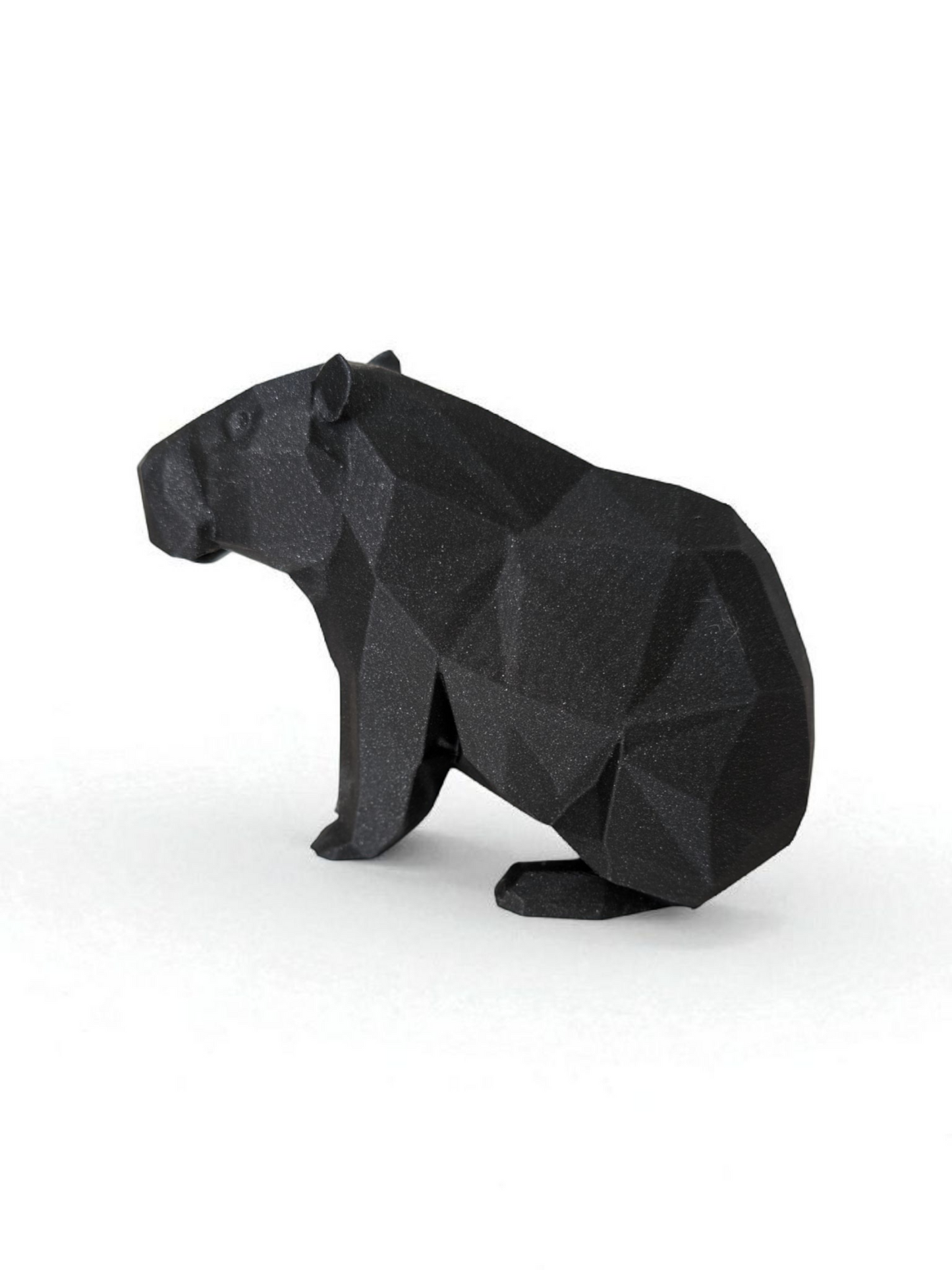 Sculpture Capybara géométrique