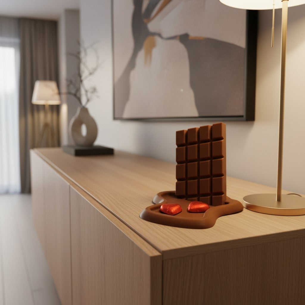 Plateau à clés « Chocolat Fondant » - vue 2