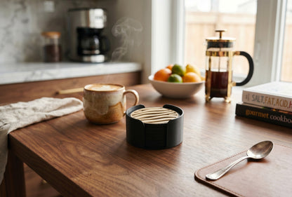 Set de sous-verres à texture zèbre - vue 1