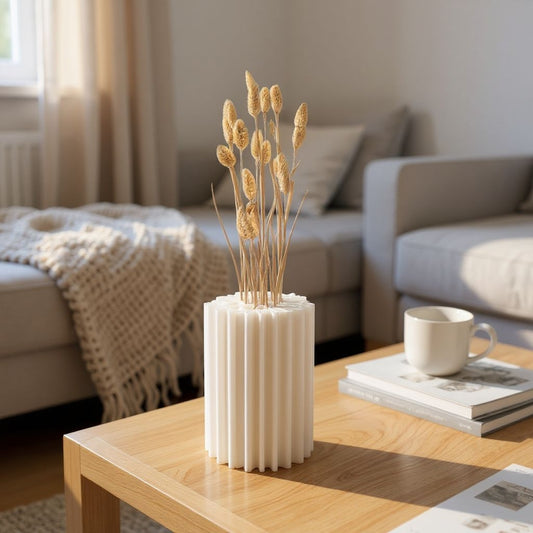 Vase organique « Corail » pour fleurs séchées - vue 1