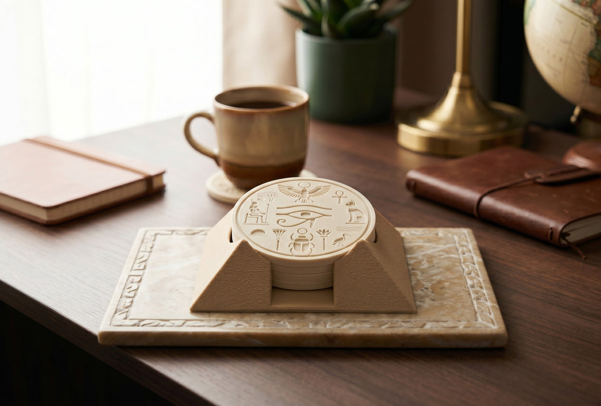 Set de sous-verres égyptiens antiques - vue 1