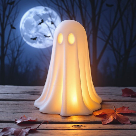 Petit fantôme lumineux Halloween – lampe fantaisie