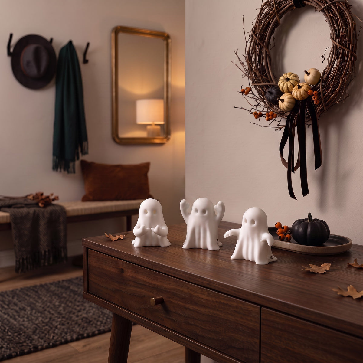 Trio de petits fantômes d'Halloween - vue 3