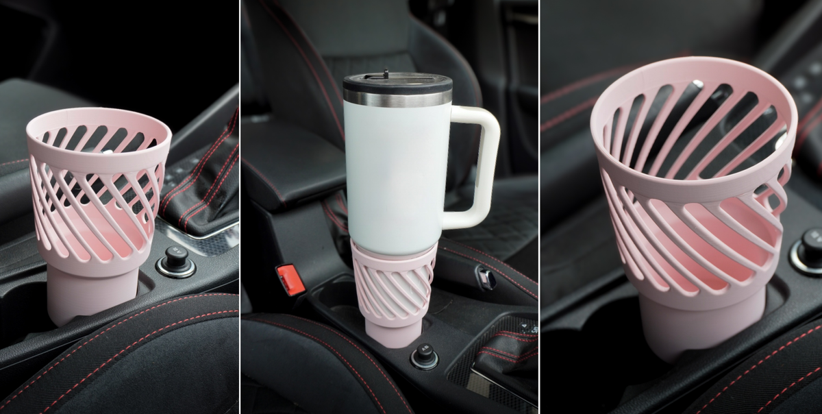 Porte-gobelet voiture pour grande bouteille isotherme - vue 1