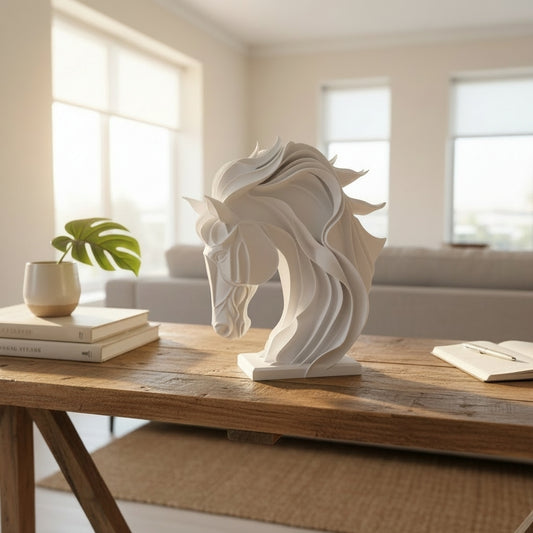 Sculpture abstraite « Le Cheval » - vue 1