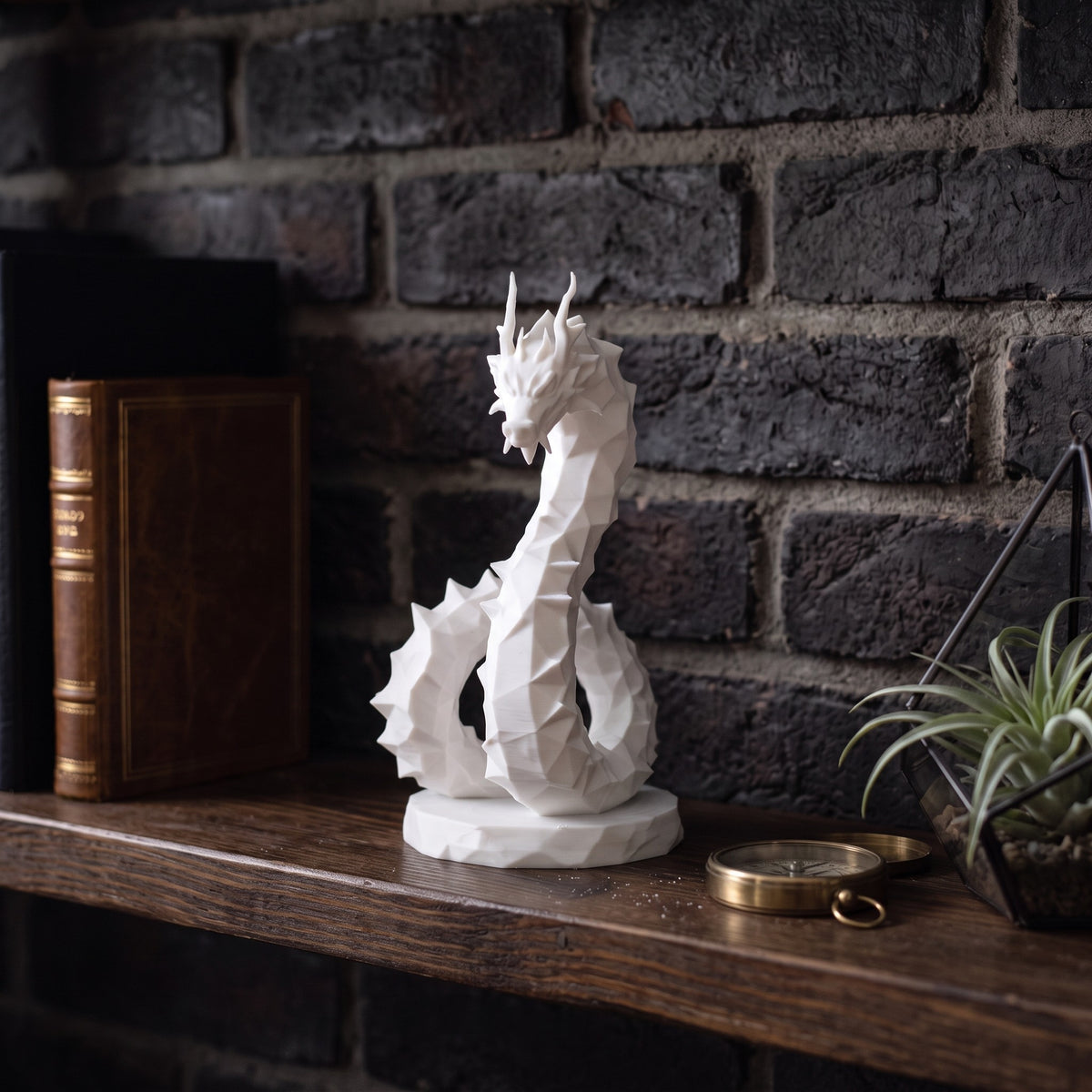 Sculpture « Dragon Hydre Low Poly » - vue 4