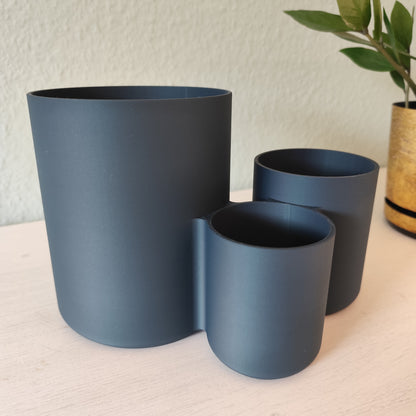 Organisateur d’ustensiles de cuisine triple – design moderne