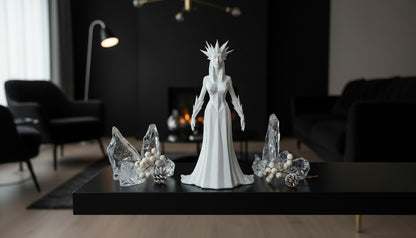 Sculpture « La Reine des Glaces — Corps Entier » - vue 1