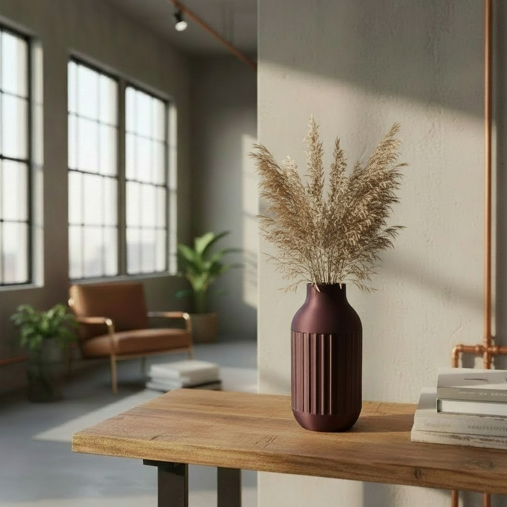Vase design industriel - vue 2