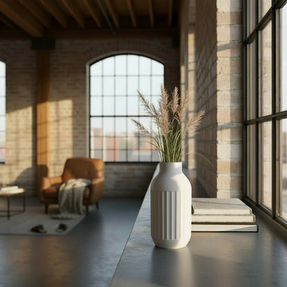 Vase design industriel - vue 1