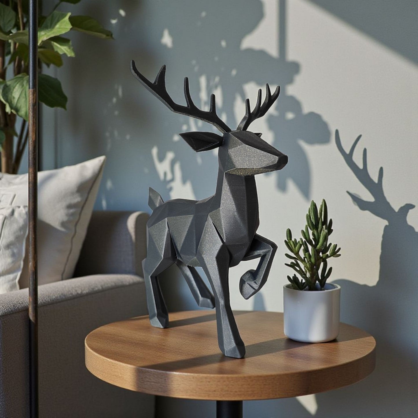 Renne décoratif Low-Poly