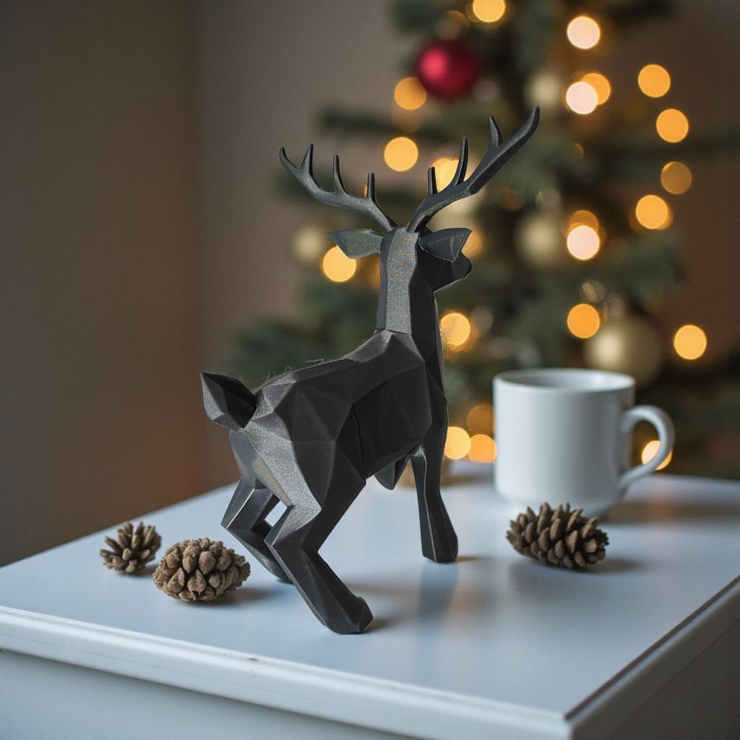 Renne décoratif Low-Poly