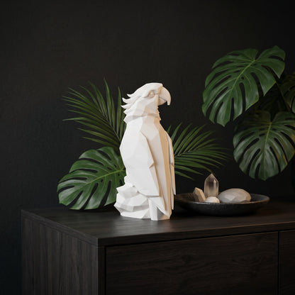 Sculpture « Perroquet Low Poly » - vue 4