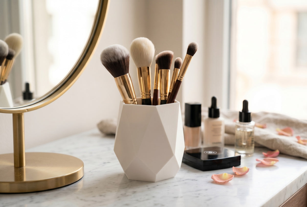 Porte-pinceaux de maquillage « Luxe Geo » - vue 1