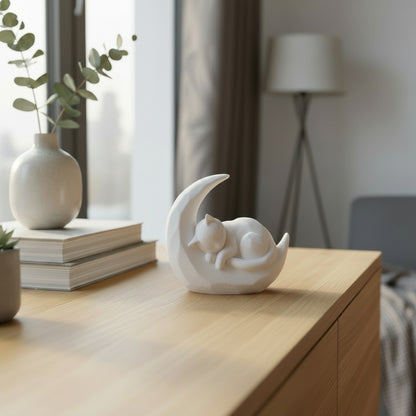 Sculpture « Chaton Endormi sur la Lune » - vue 4