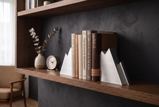 Duo de serre-livres « Montagne » minimalistes - vue 1