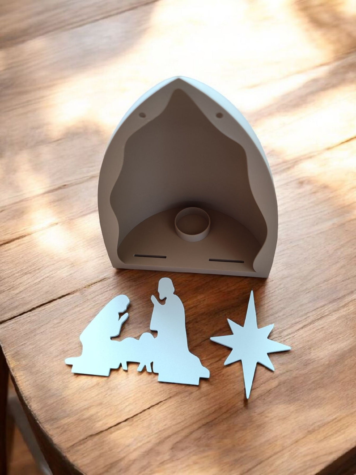 Crèche de Noël lumineuse à dôme diffuseur - vue 4