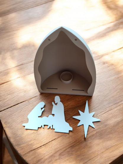 Crèche de Noël lumineuse à dôme diffuseur - vue 4