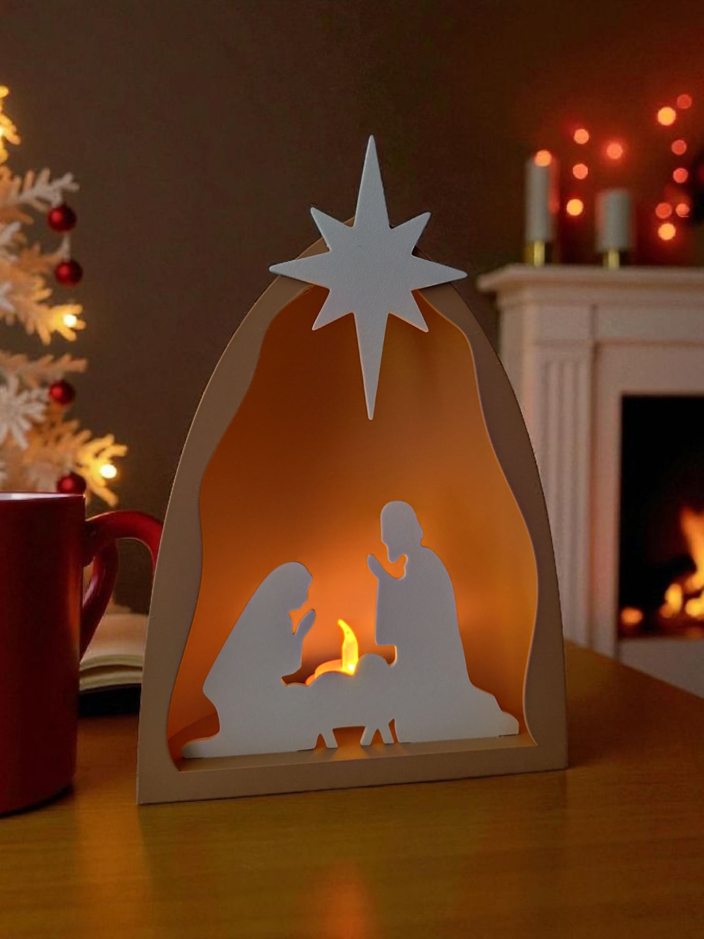 Décor de Nativité – Crèche moderne