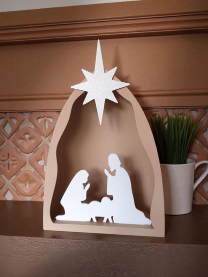 Décor de Nativité – Crèche moderne