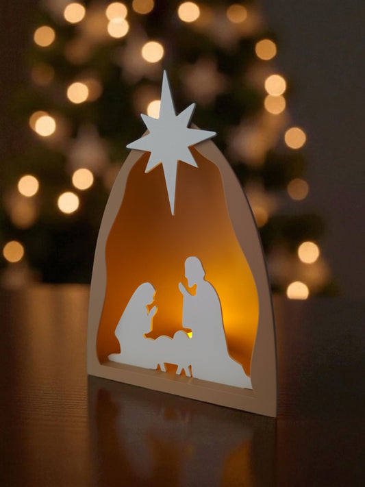 Décor de Nativité – Crèche moderne